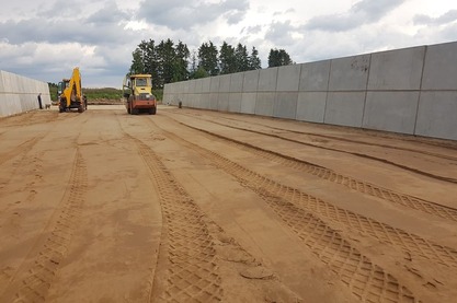 Силосная траншея 2160м2, с. Адышево, заказчик ОАО «Кировский Молочный комбинат».  в городе Кирове